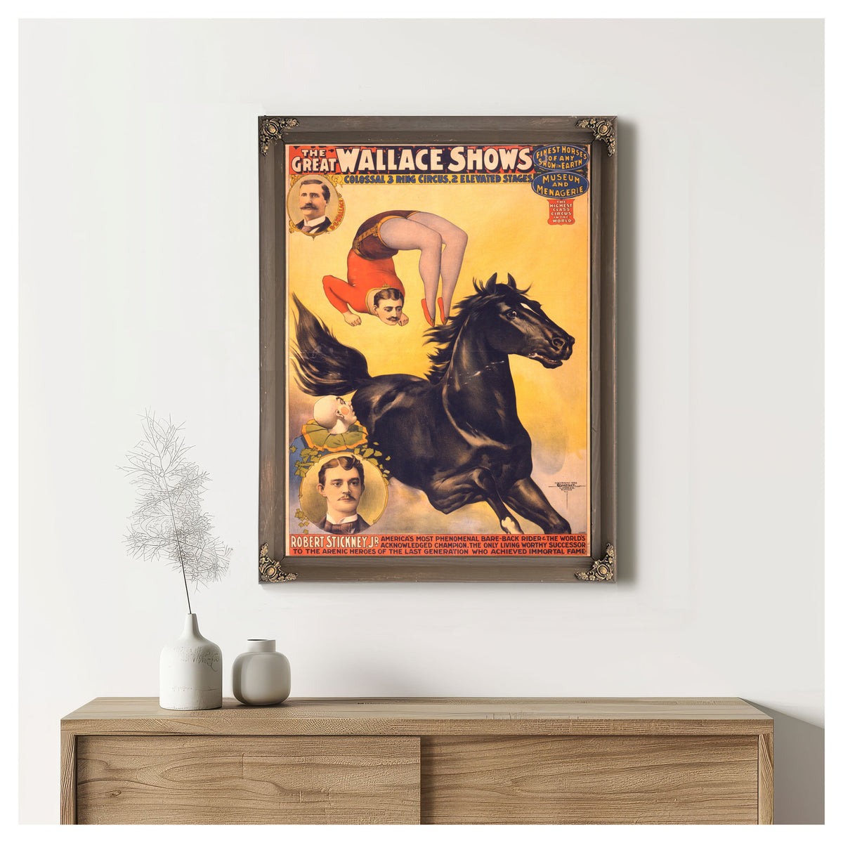 The Great Wallace Shows Colossal 3 By Vintage Circus Posters