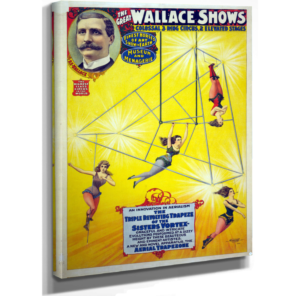 The Great Wallace Shows Innovation By Vintage Circus Posters