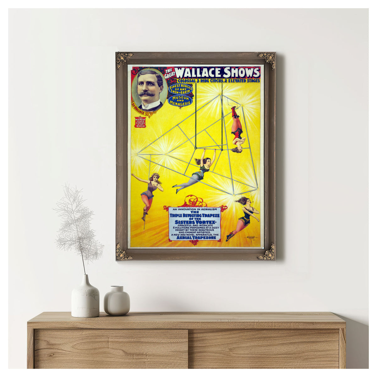 The Great Wallace Shows Innovation By Vintage Circus Posters