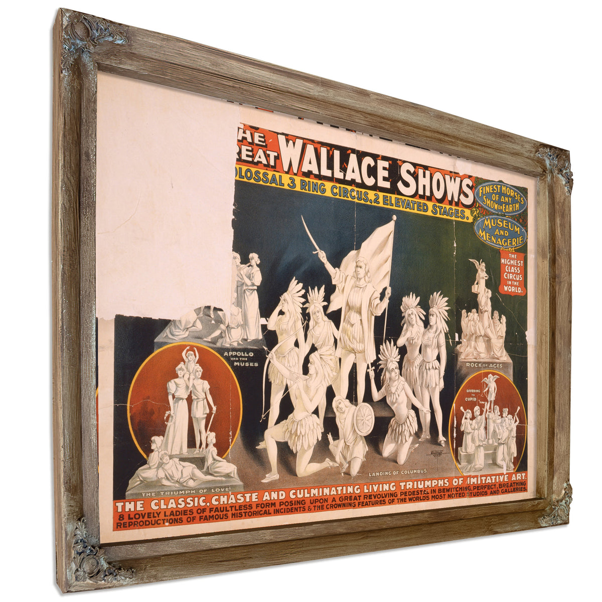 The Great Wallace Shows Statues Circus By Circus Posters New