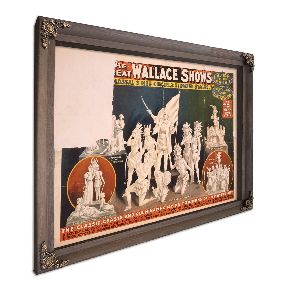 The Great Wallace Shows Statues Circus By Circus Posters New