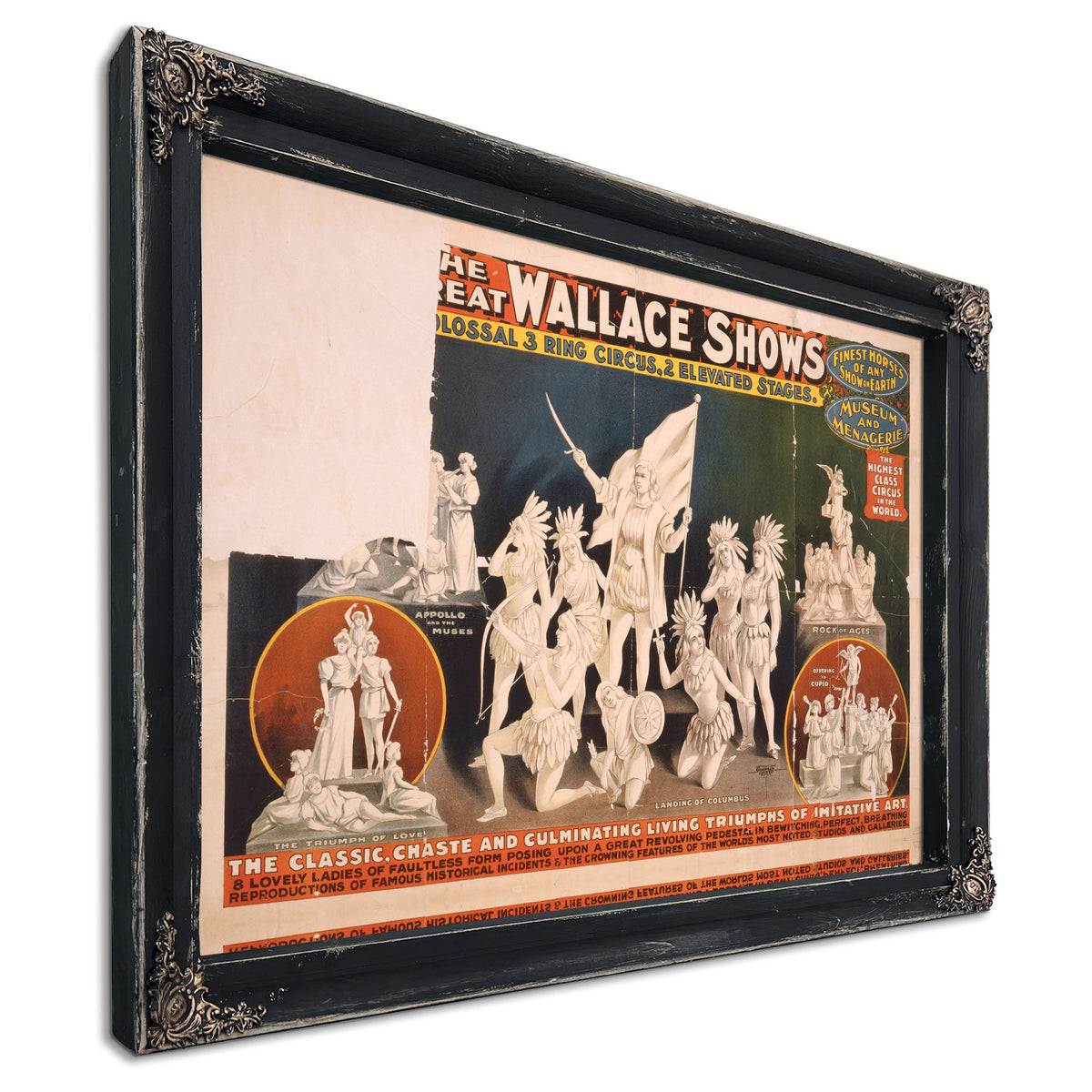 The Great Wallace Shows Statues Circus By Circus Posters New