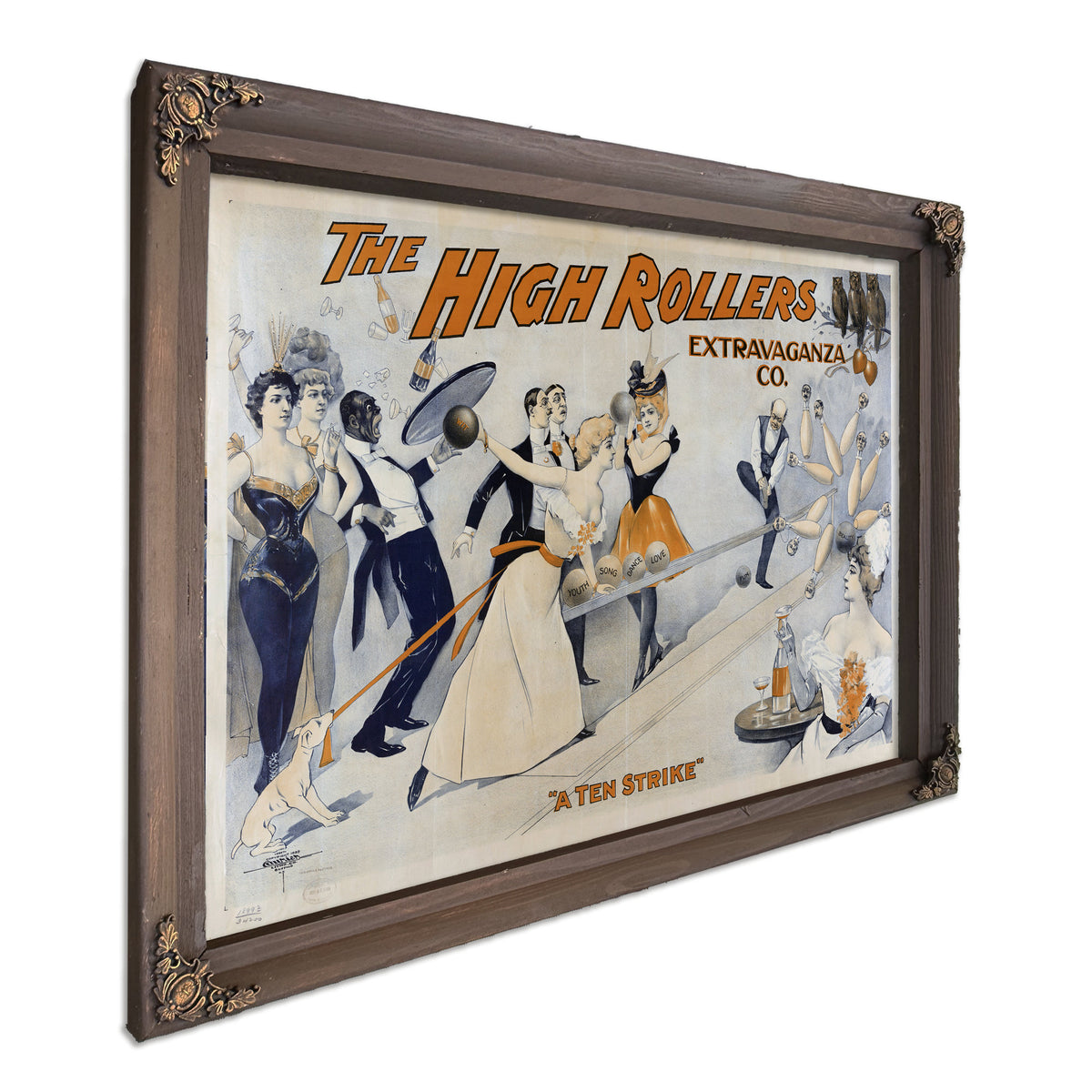 The High Rollers Extravaganza Co 3 By Circus Posters New