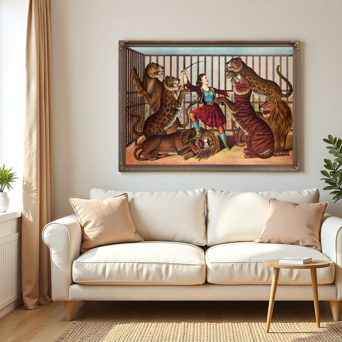 The Lion Queen 1874 By Circus Posters New