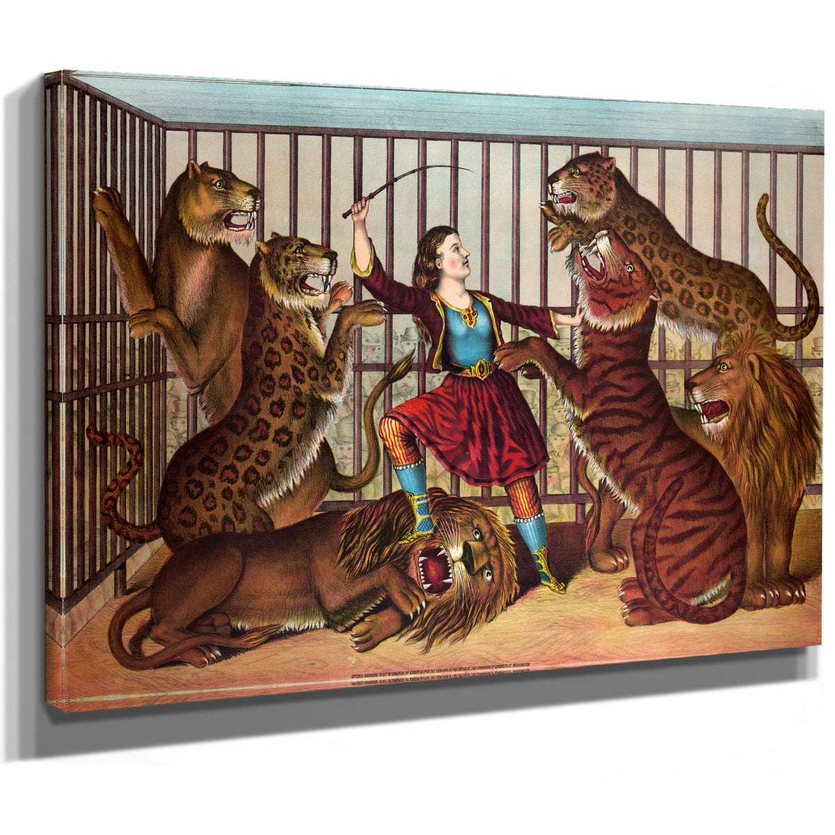 The Lion Queen 1874 By Circus Posters New