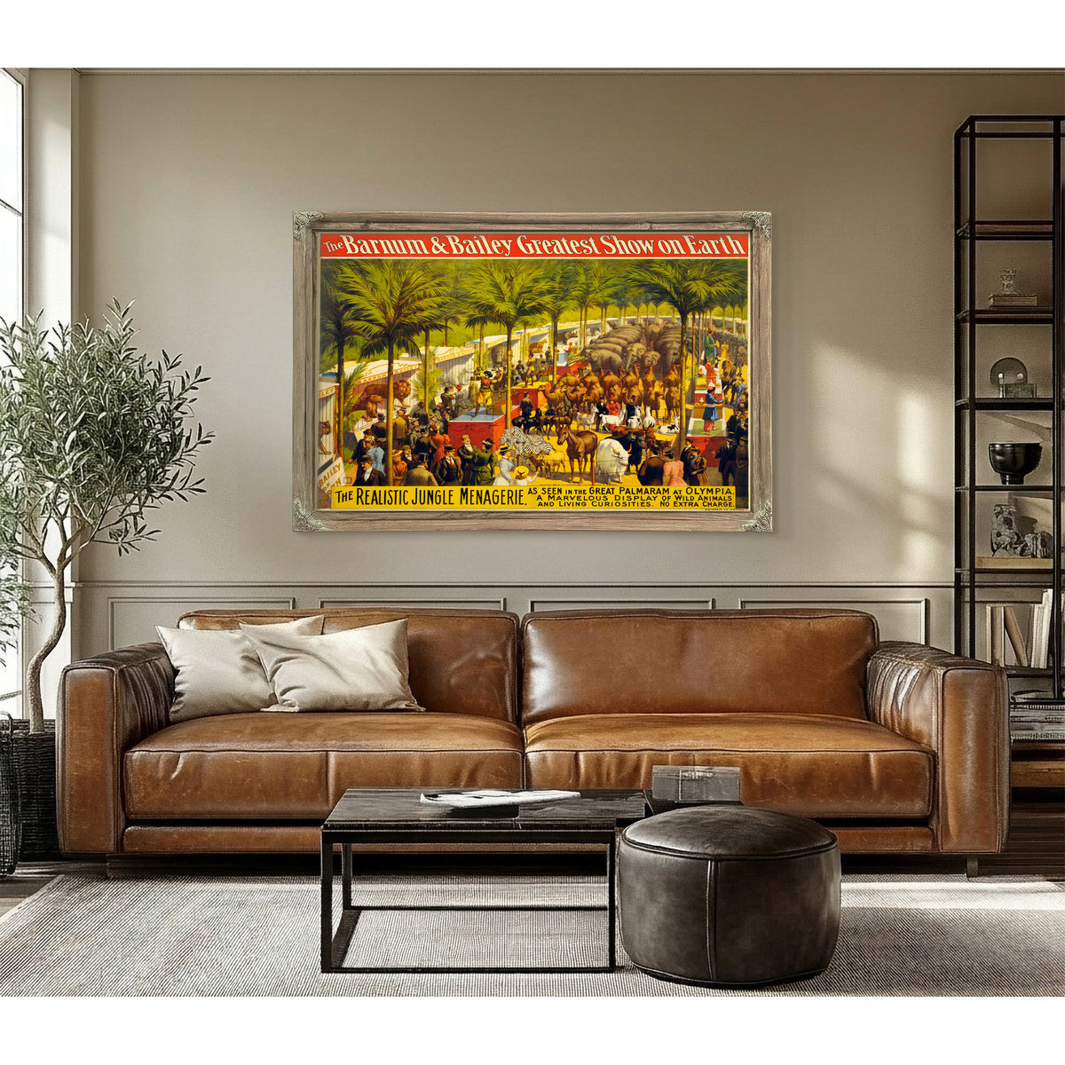 The Realistic Jungle Menagerie Circus By Circus Posters New