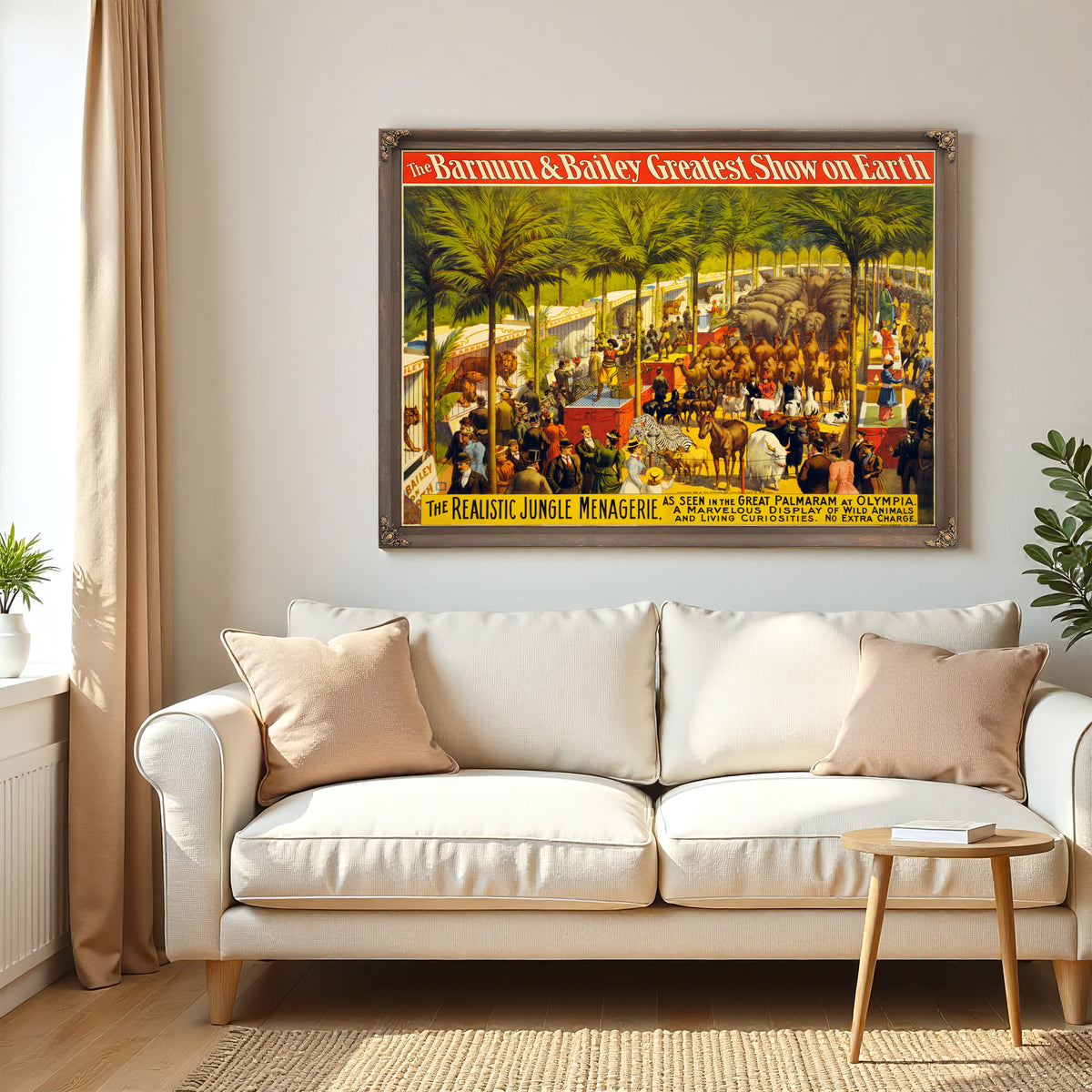 The Realistic Jungle Menagerie Circus By Circus Posters New