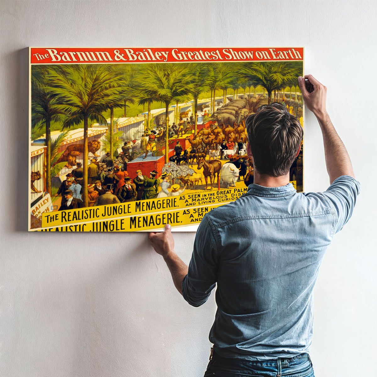 The Realistic Jungle Menagerie Circus By Circus Posters New