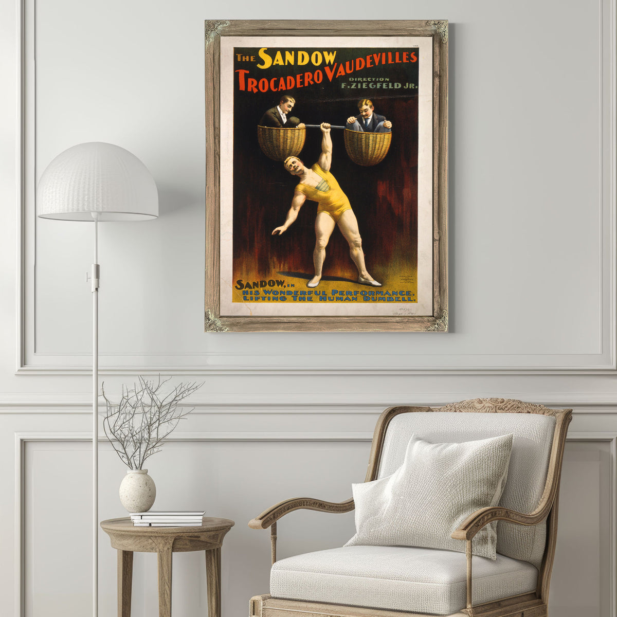 The Sandow Trocadero Vaudevilles By Vintage Circus Posters