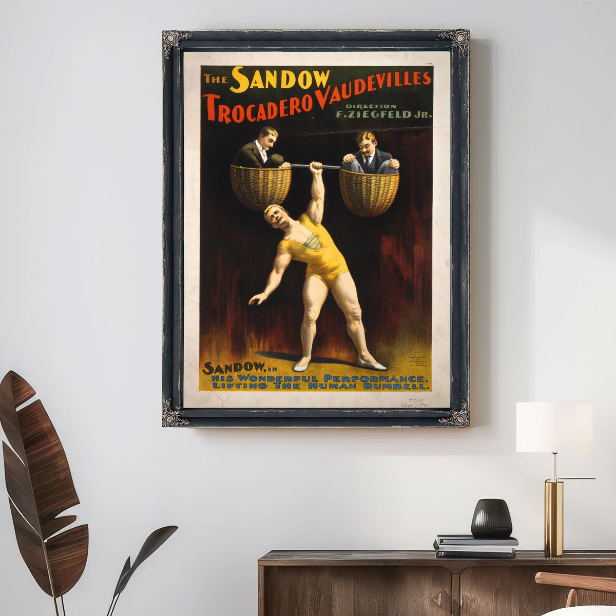 The Sandow Trocadero Vaudevilles By Vintage Circus Posters