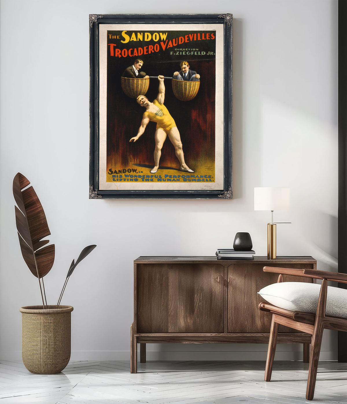 The Sandow Trocadero Vaudevilles By Vintage Circus Posters