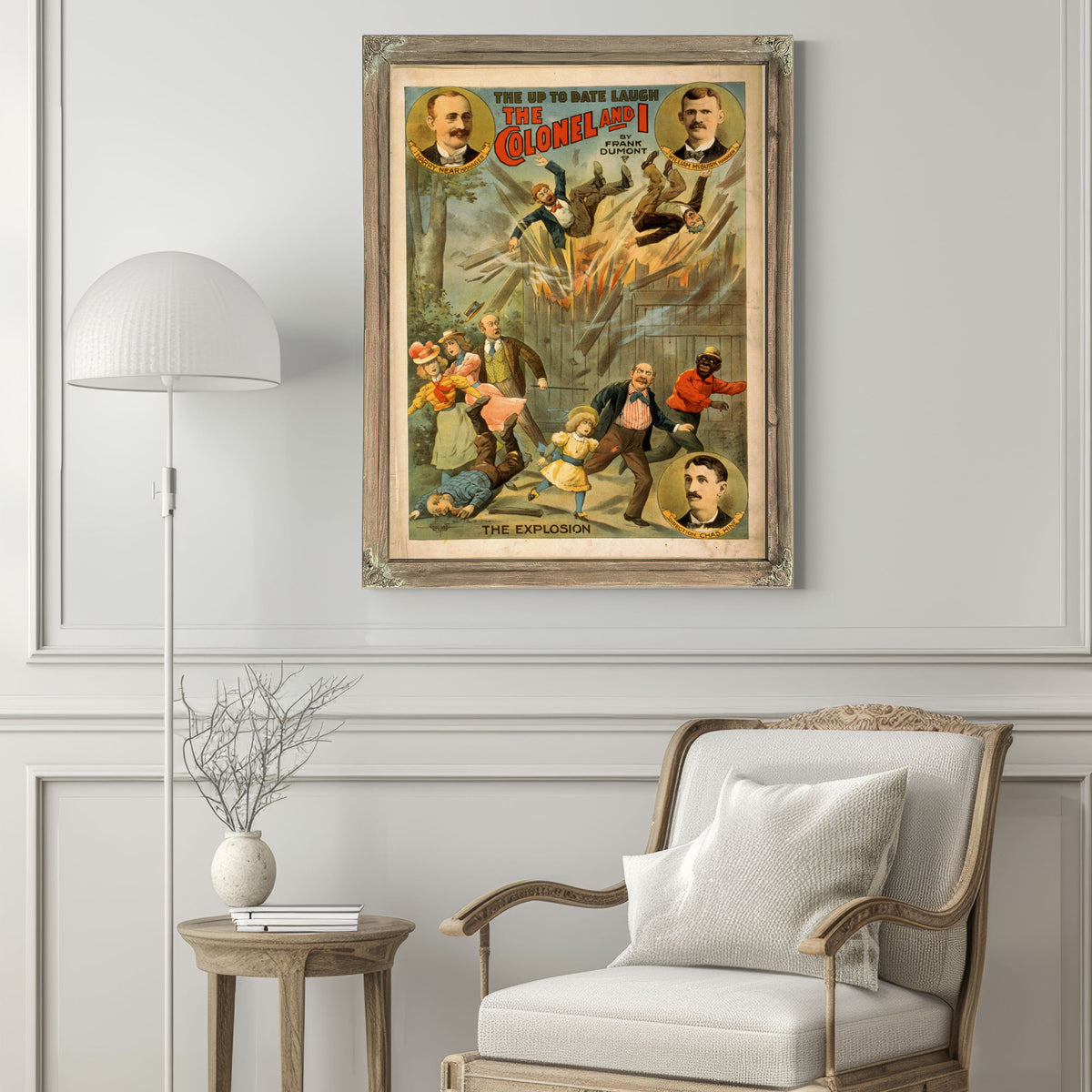 The Up to Date Laugh Colonel I Frank By Vintage Circus Posters