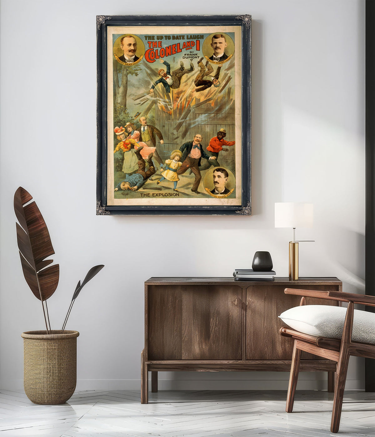 The Up to Date Laugh Colonel I Frank By Vintage Circus Posters