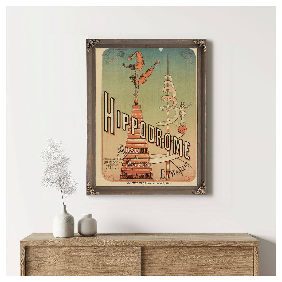 Tous Les Soirs Tous Les Soirs By Vintage Circus Posters
