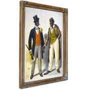 Two Performers Blackface Facing Each By Vintage Circus Posters