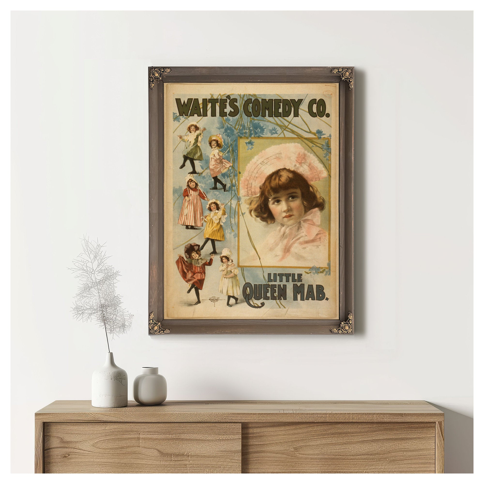 Waite S Comedy Co 2 Tif By Vintage Circus Posters
