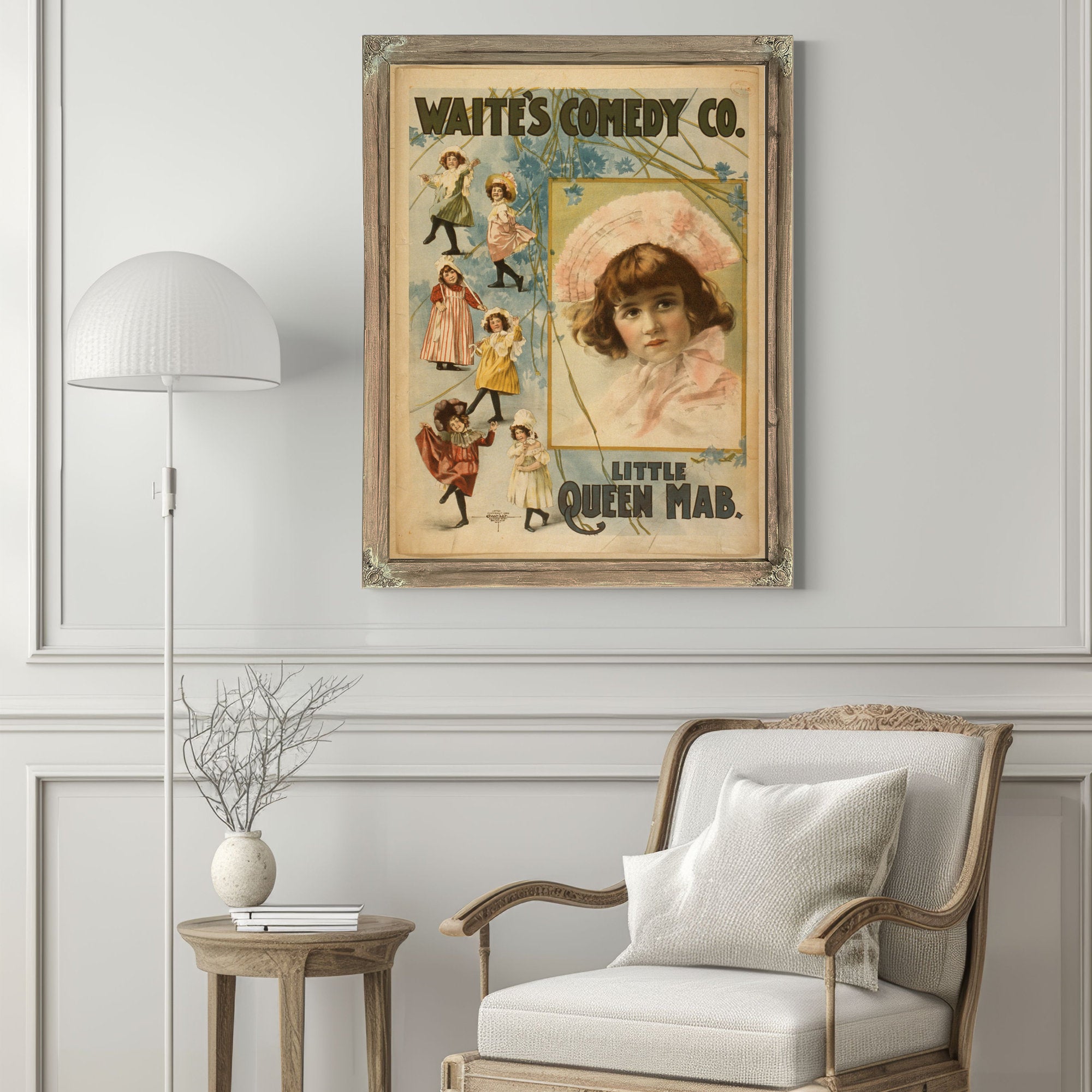 Waite S Comedy Co 2 Tif By Vintage Circus Posters