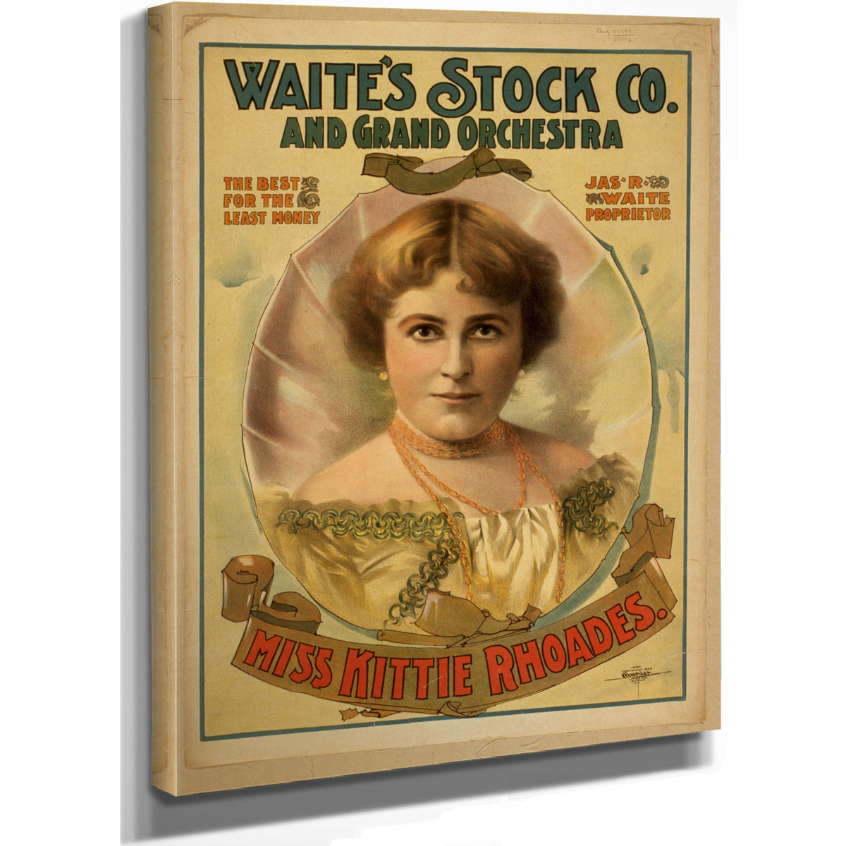 Waite S Stock Co Grand Orchestra Best By Vintage Circus Posters
