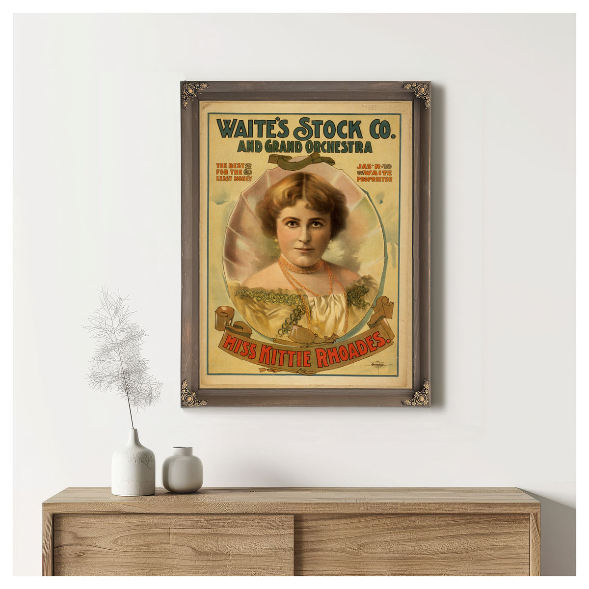 Waite S Stock Co Grand Orchestra Best By Vintage Circus Posters
