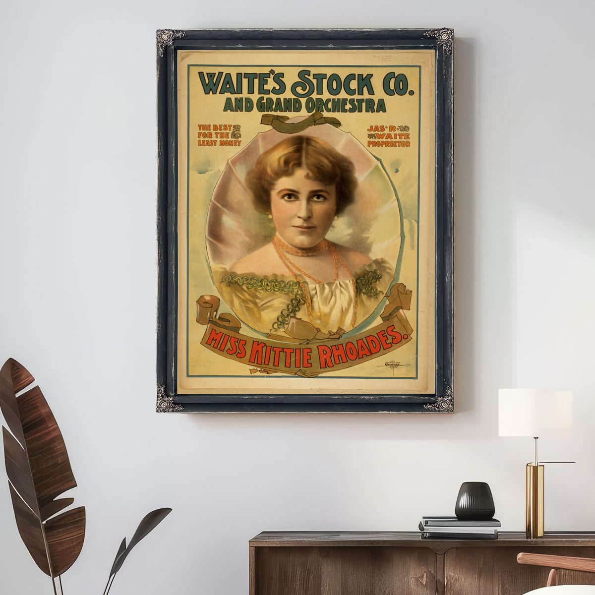 Waite S Stock Co Grand Orchestra Best By Vintage Circus Posters