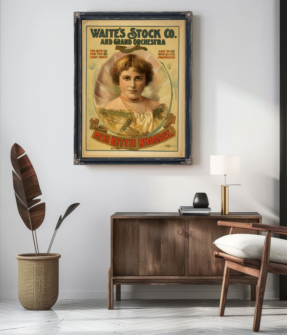 Waite S Stock Co Grand Orchestra Best By Vintage Circus Posters
