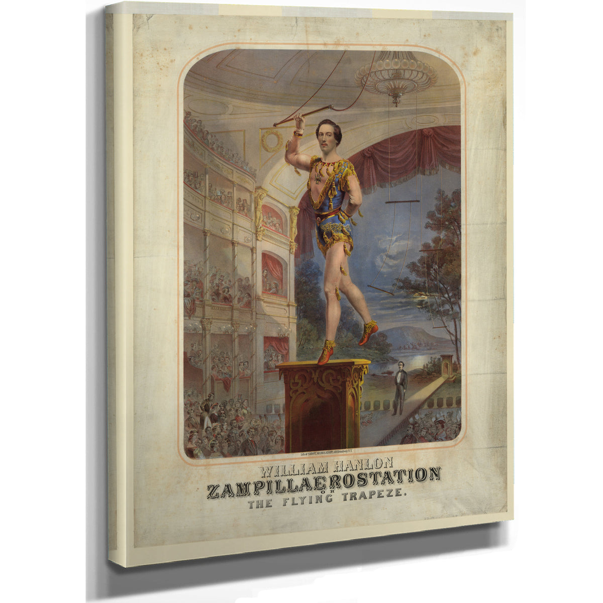 William Hanlon Zampillaerostation Or By Vintage Circus Posters