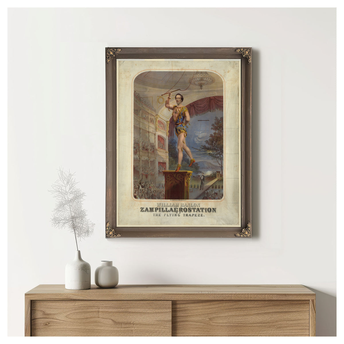 William Hanlon Zampillaerostation Or By Vintage Circus Posters