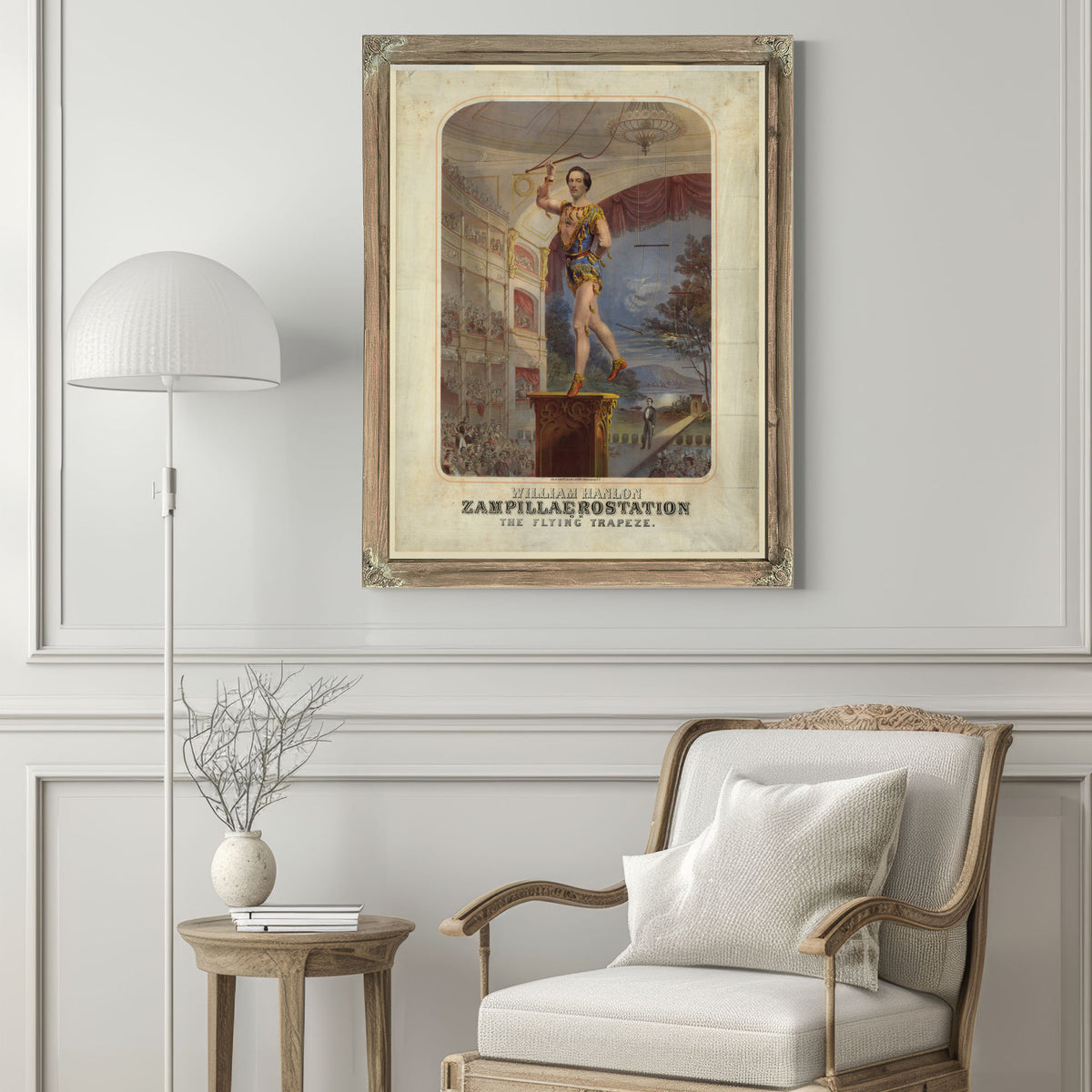William Hanlon Zampillaerostation Or By Vintage Circus Posters