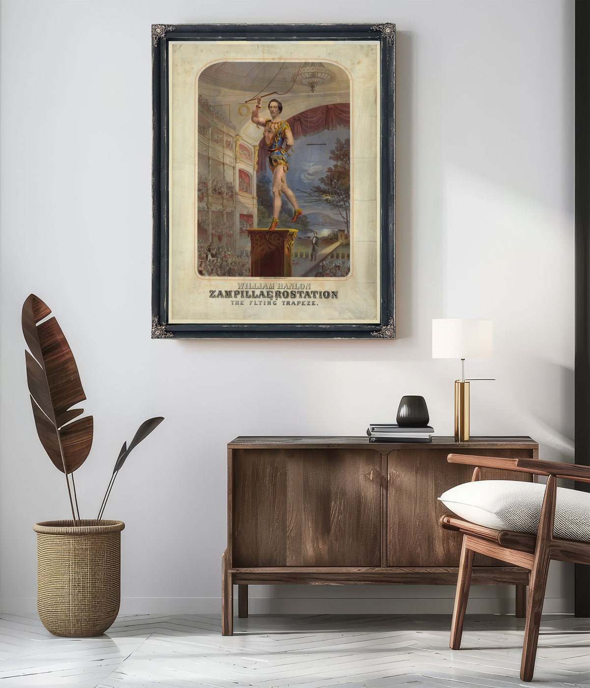 William Hanlon Zampillaerostation Or By Vintage Circus Posters