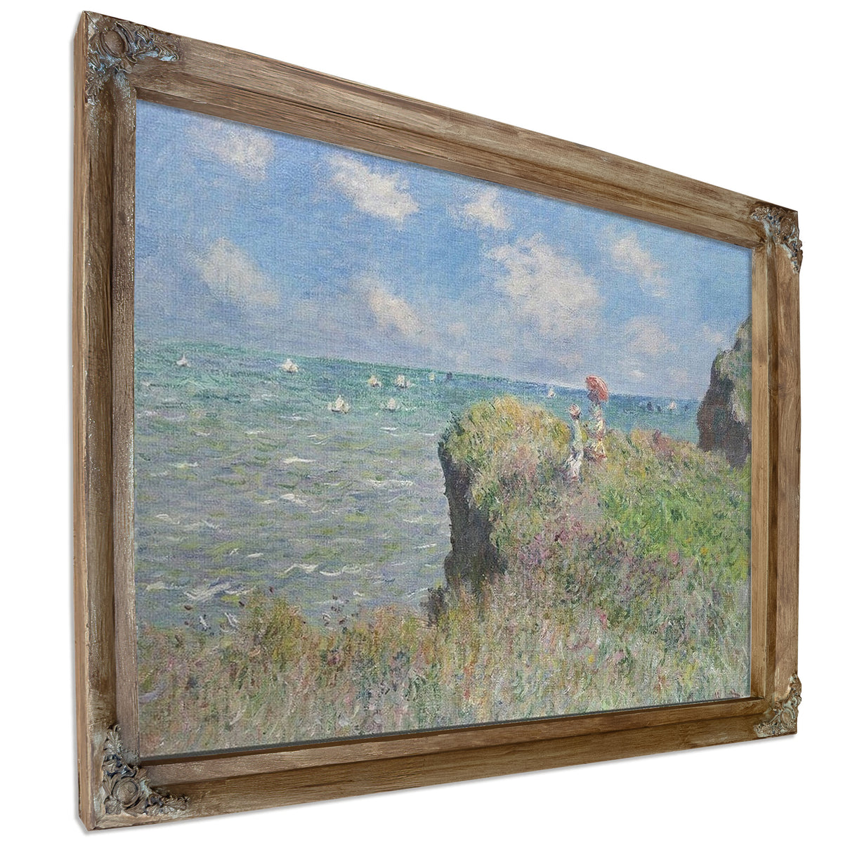 Cliff Walk At Pourville By Claude Monet