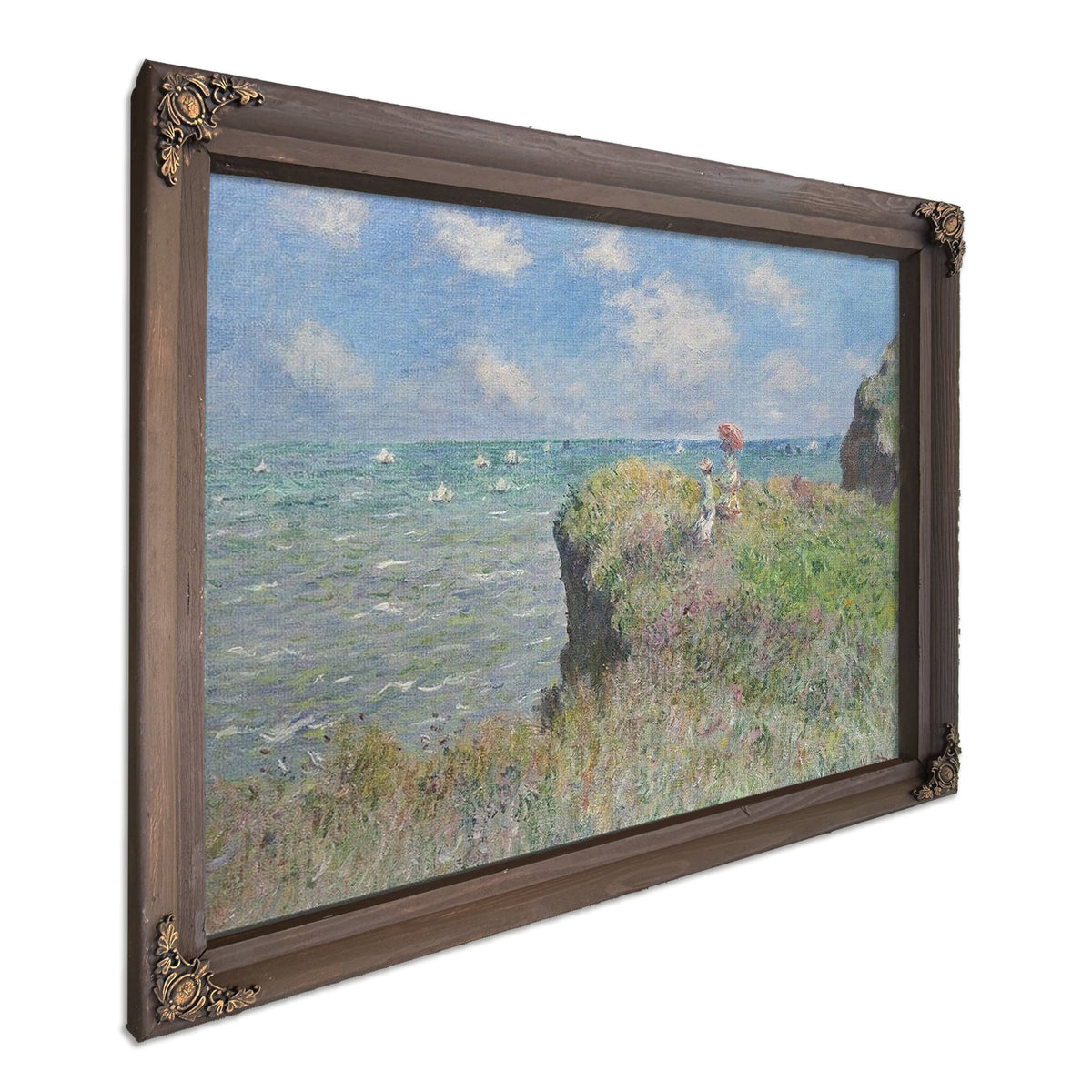 Cliff Walk At Pourville By Claude Monet