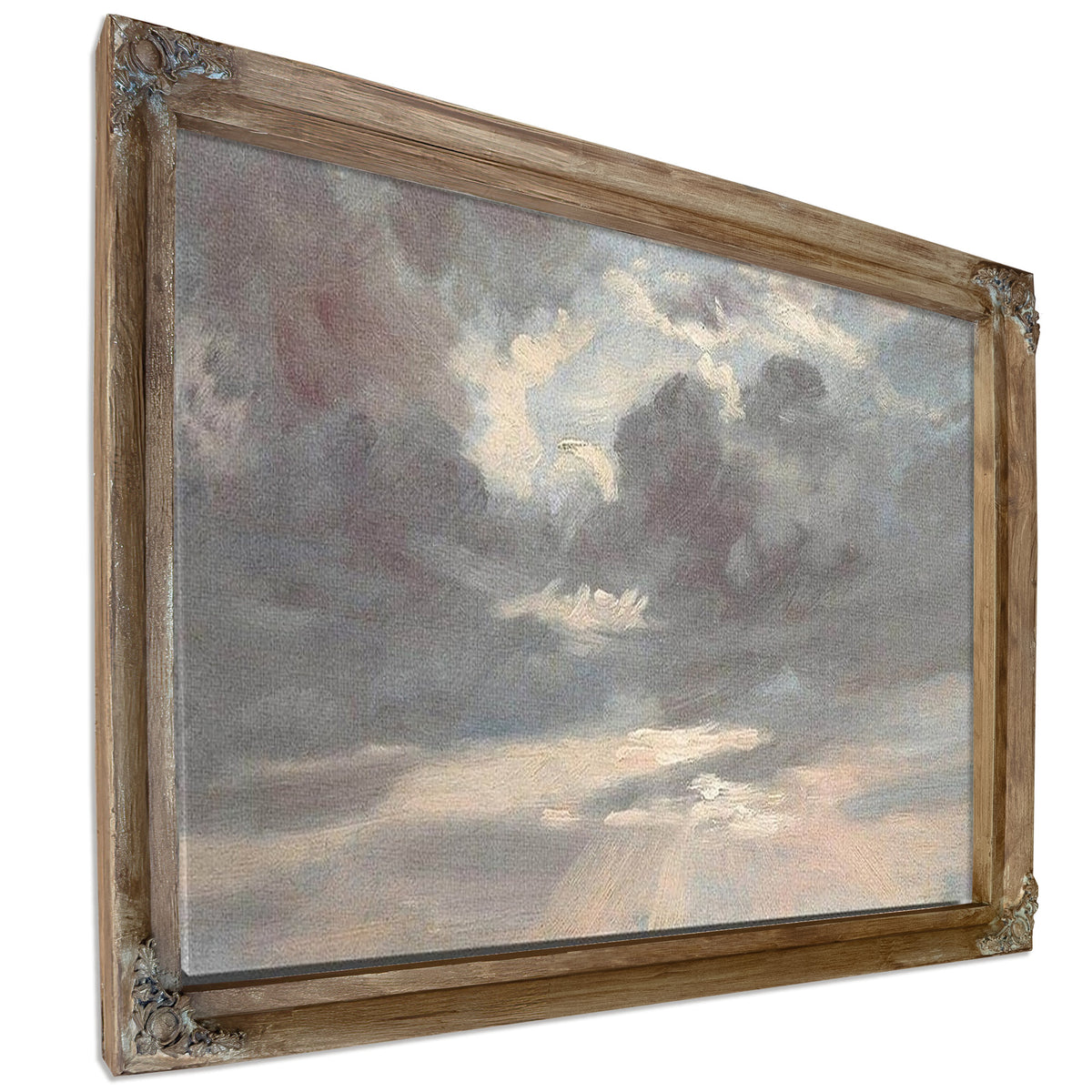 Cloud Study Stormy Sunset By John Constable