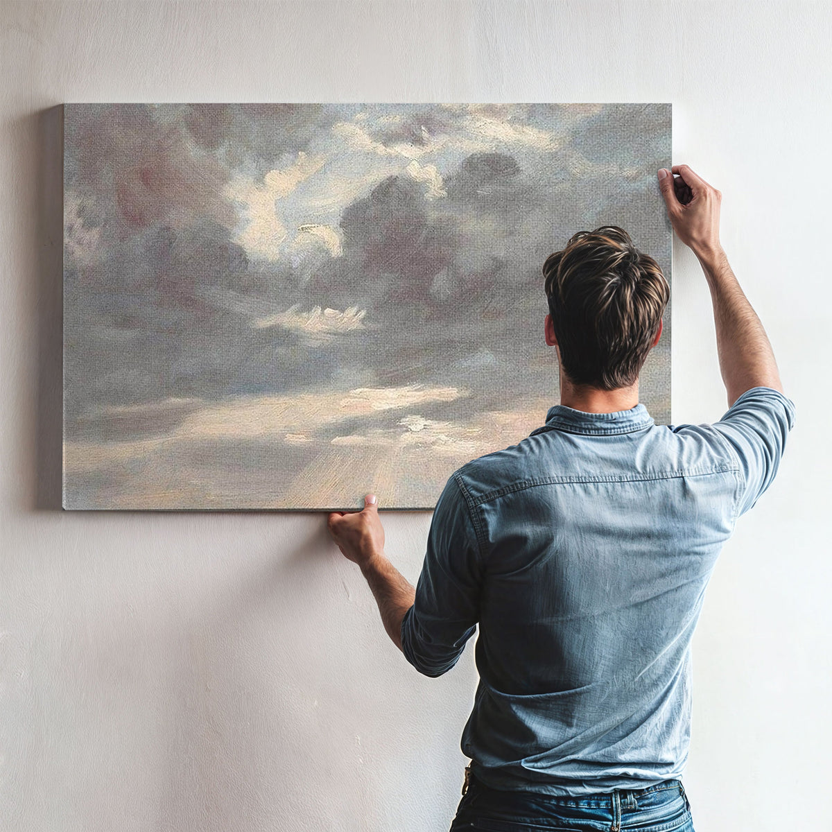 Cloud Study Stormy Sunset By John Constable
