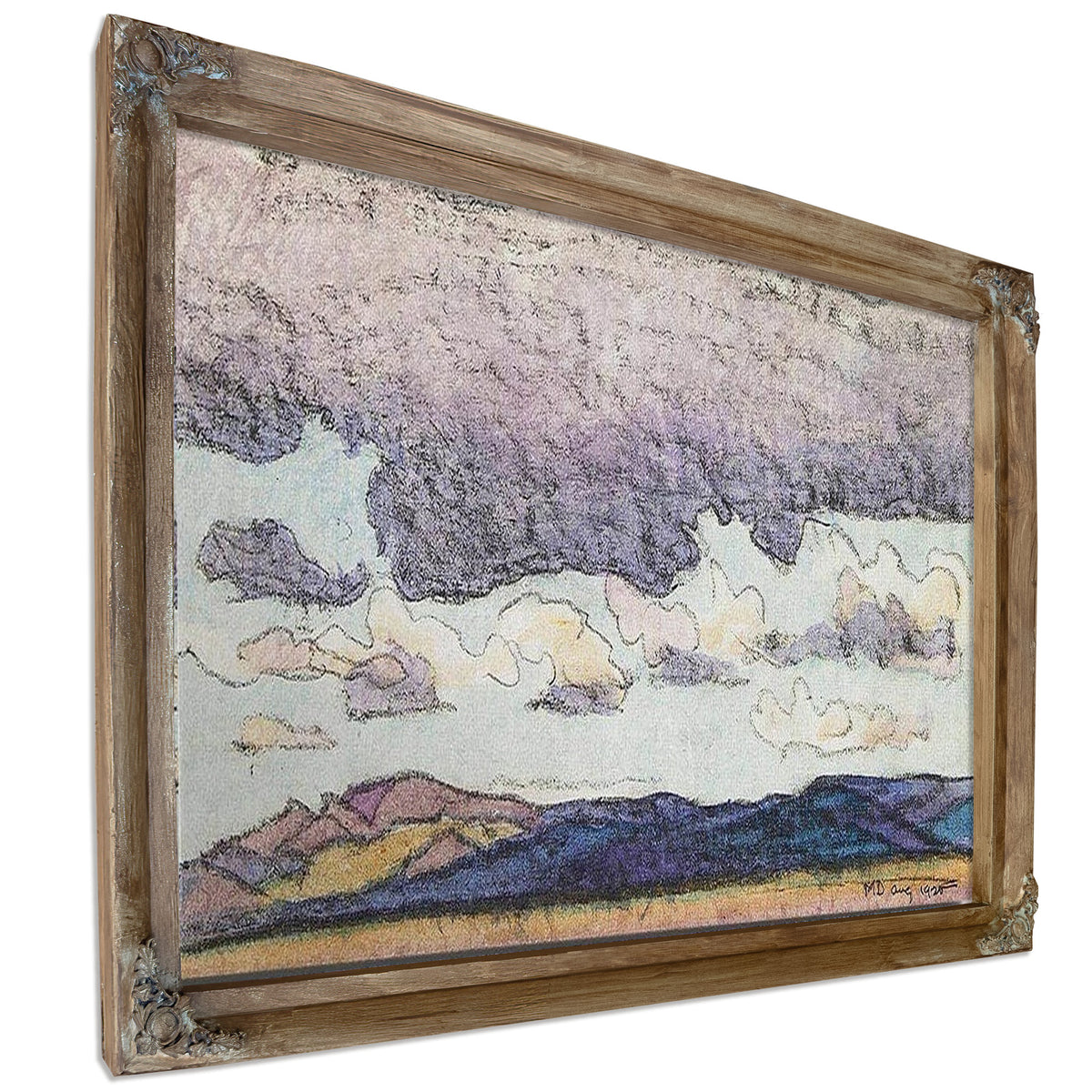 Clouds Over A Landscape 1920 By Maynard Dixon