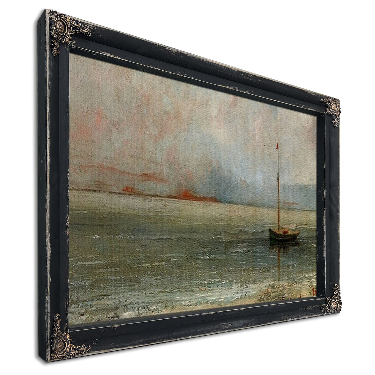 Clouds Over Lake Geneva By Jean Desire Gustave Courbet