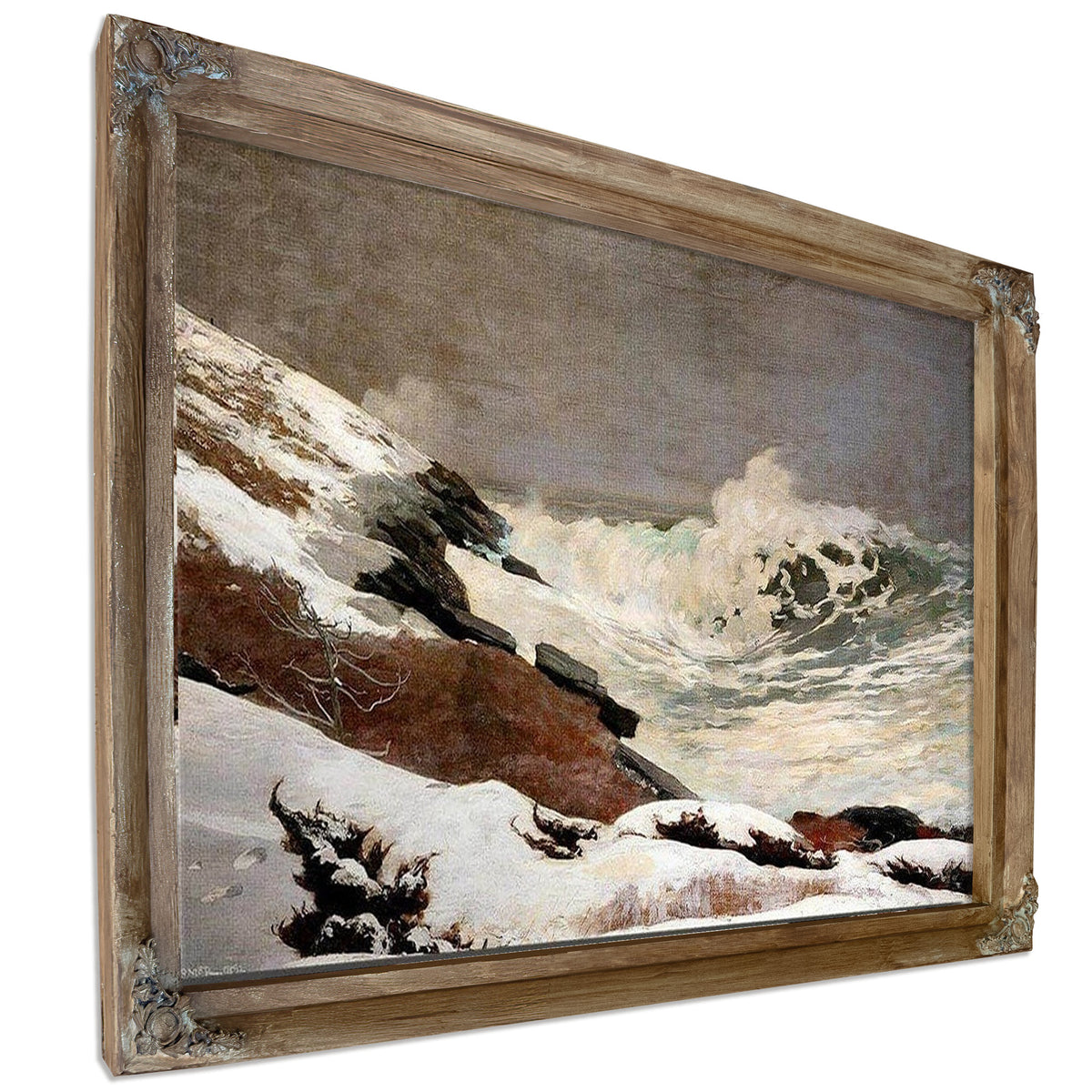 Coast In Winter By Winslow Homer