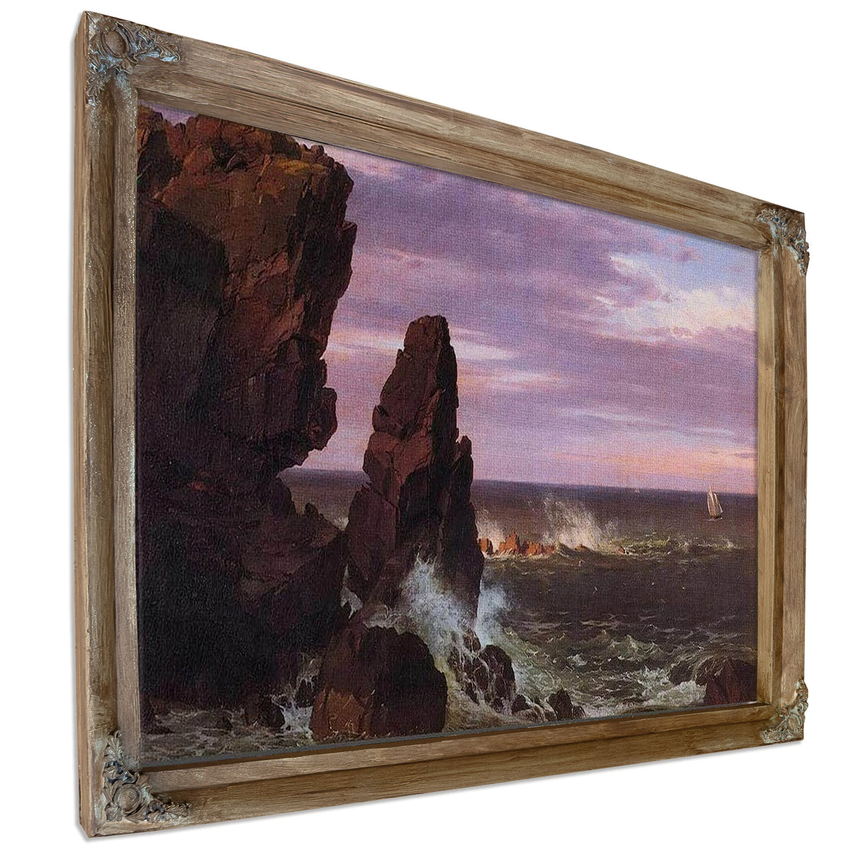 Coast Scene By Frederic Edwin Church