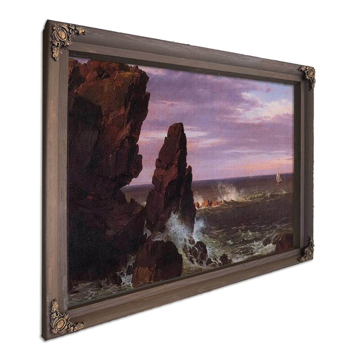 Coast Scene By Frederic Edwin Church