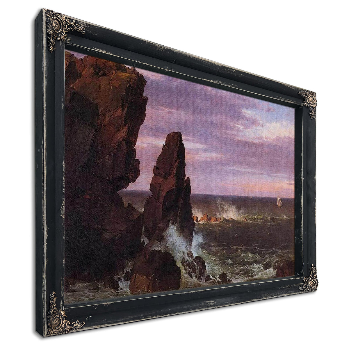Coast Scene By Frederic Edwin Church