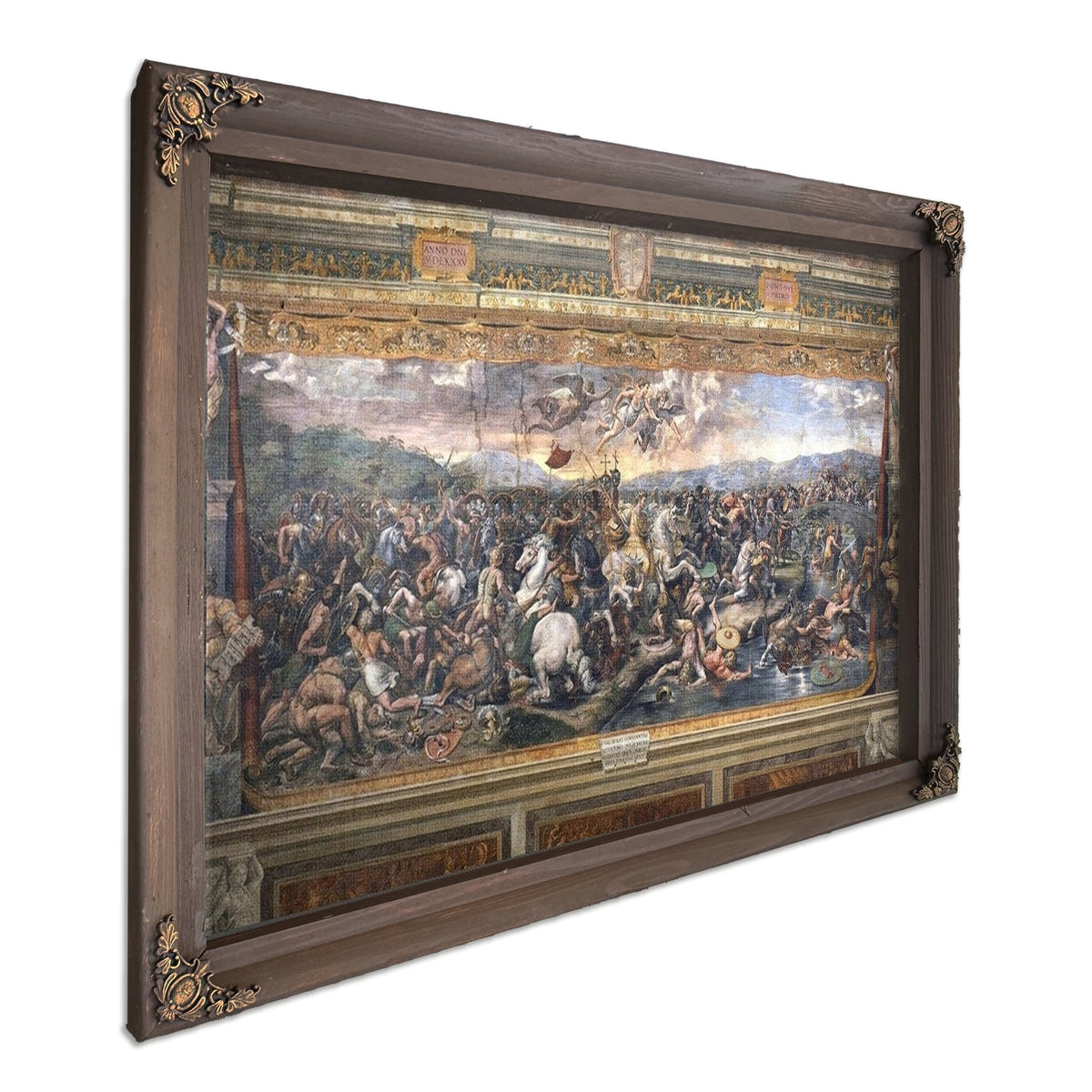 Constantine's Battle At The Milvian Bridge By Raphael