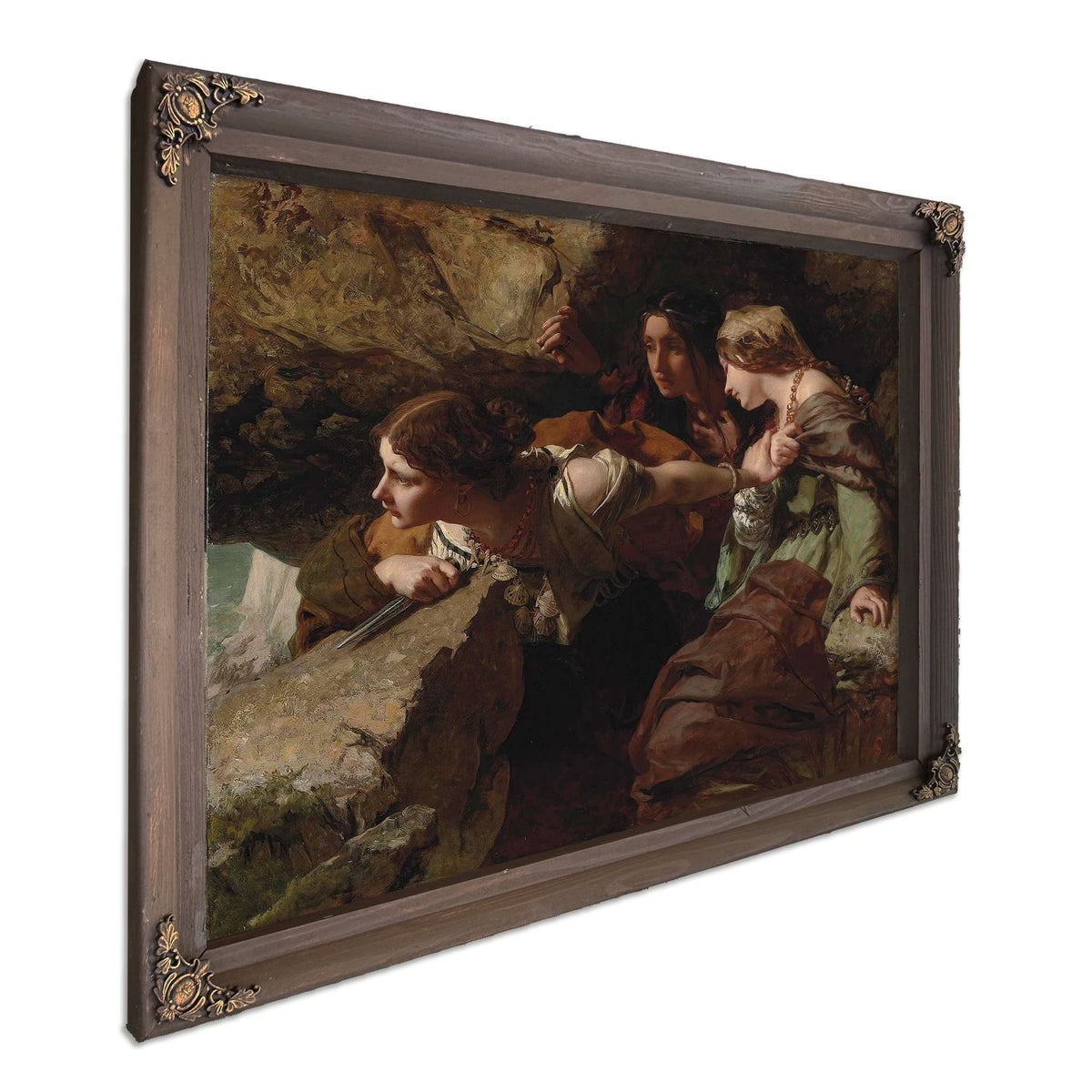 Courage Anxiety And Despair Watching The Battle by James Sant