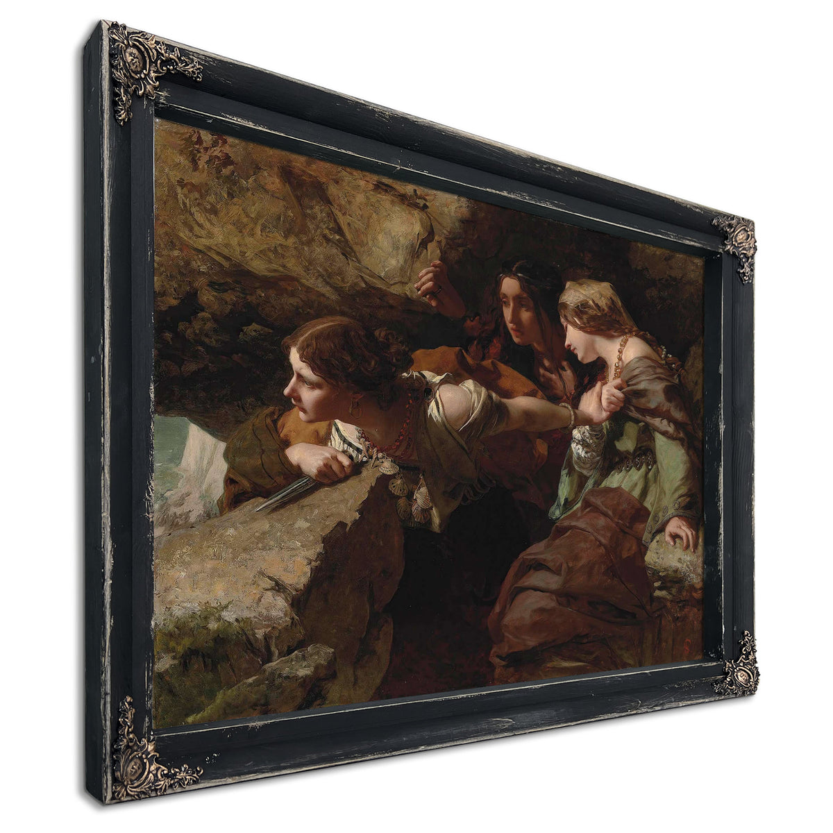 Courage Anxiety And Despair Watching The Battle by James Sant