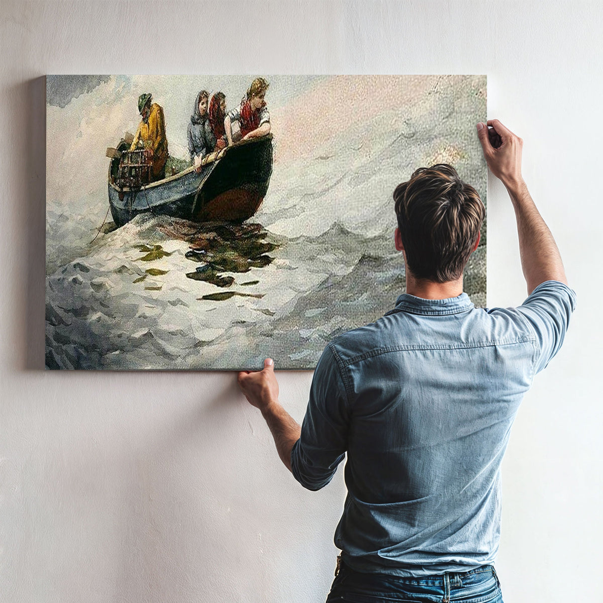 Crab Fishing By Winslow Homer