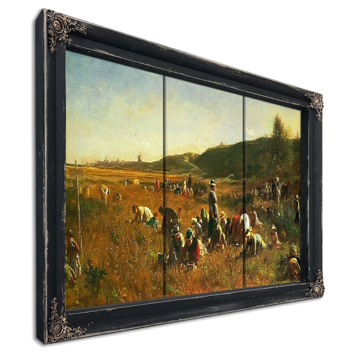 Cranberry Harvest By Eastman Johnson