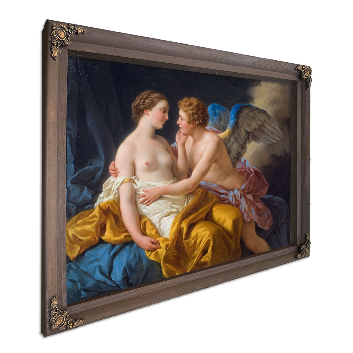 Cupid And Psyche by Louis Jean Francois Lagrenee