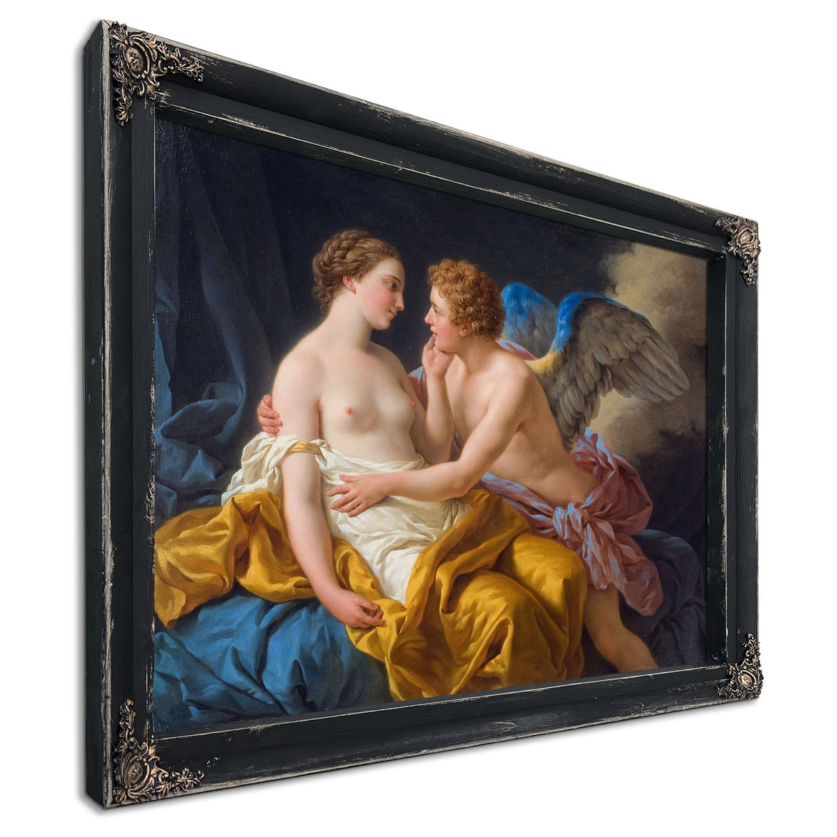 Cupid And Psyche by Louis Jean Francois Lagrenee