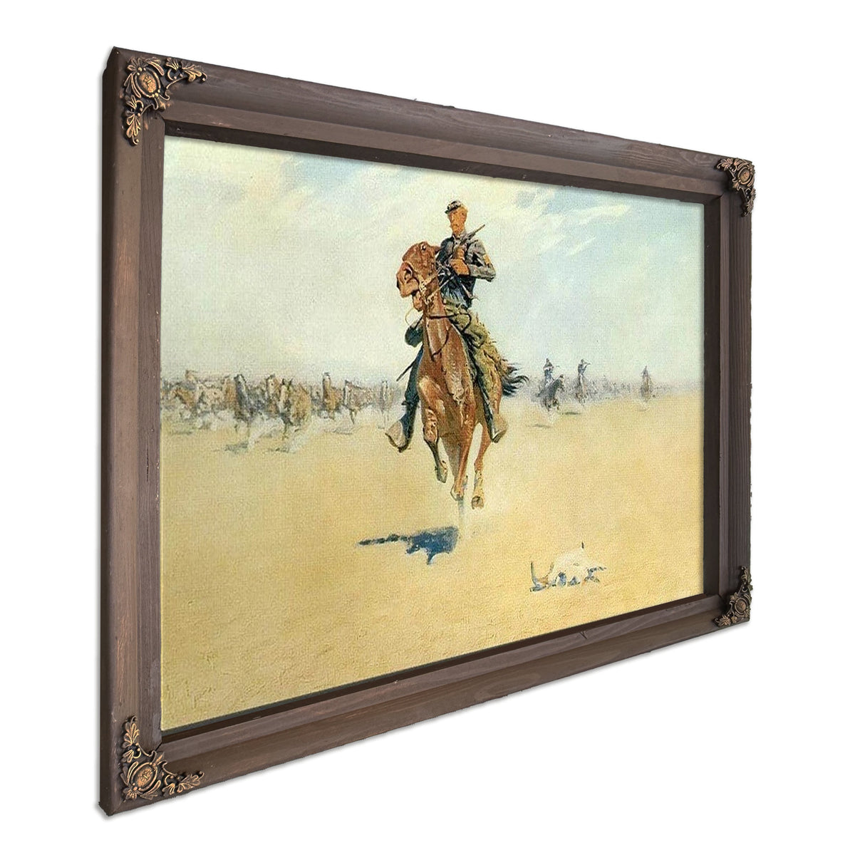 Cutting Out Pony Herds By Frederic Remington