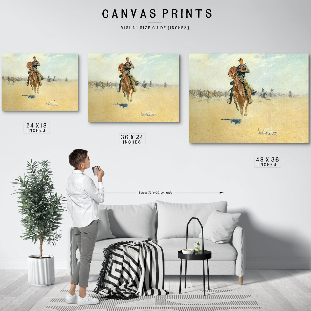 Cutting Out Pony Herds By Frederic Remington