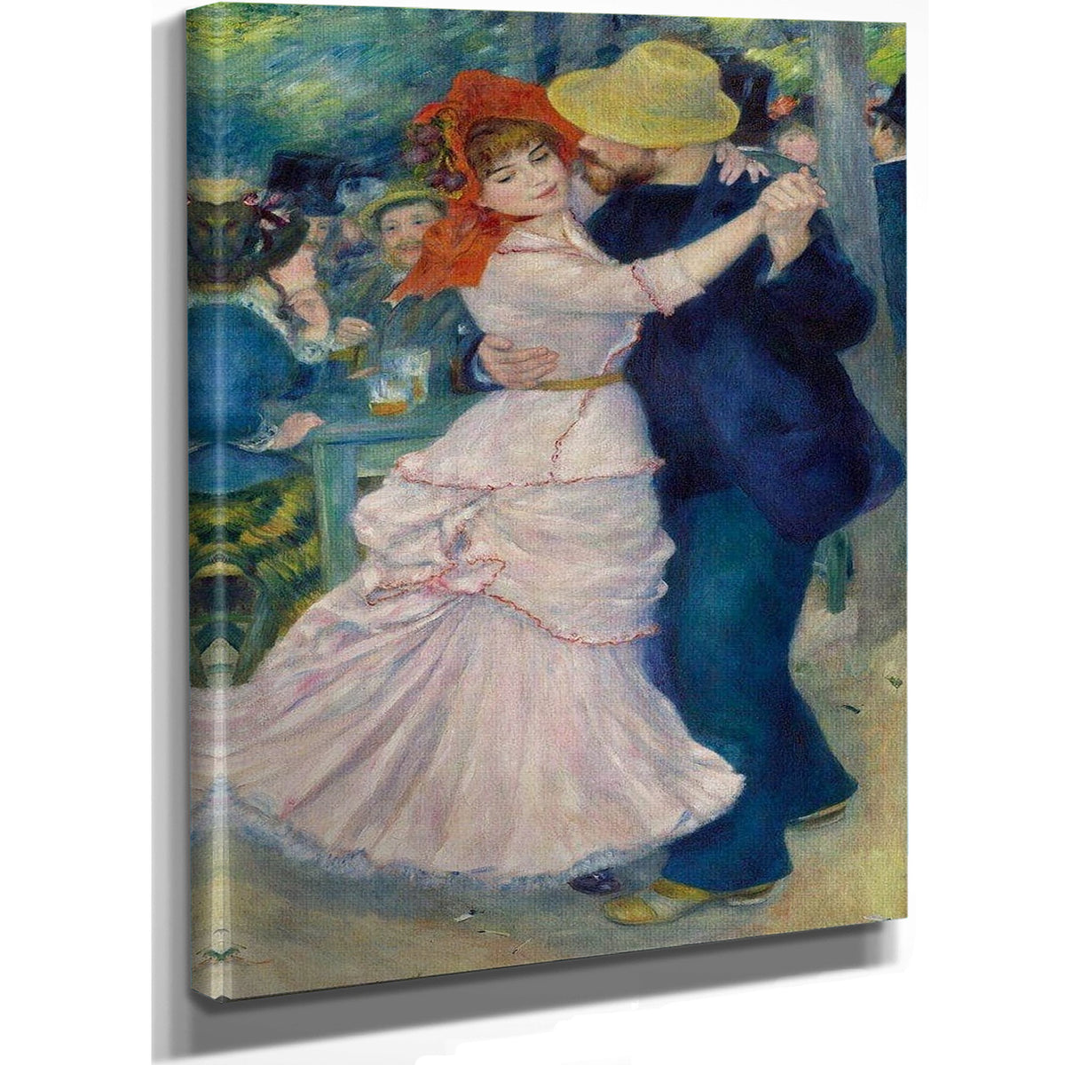 Dance At Bougival By Pierre August Renoir