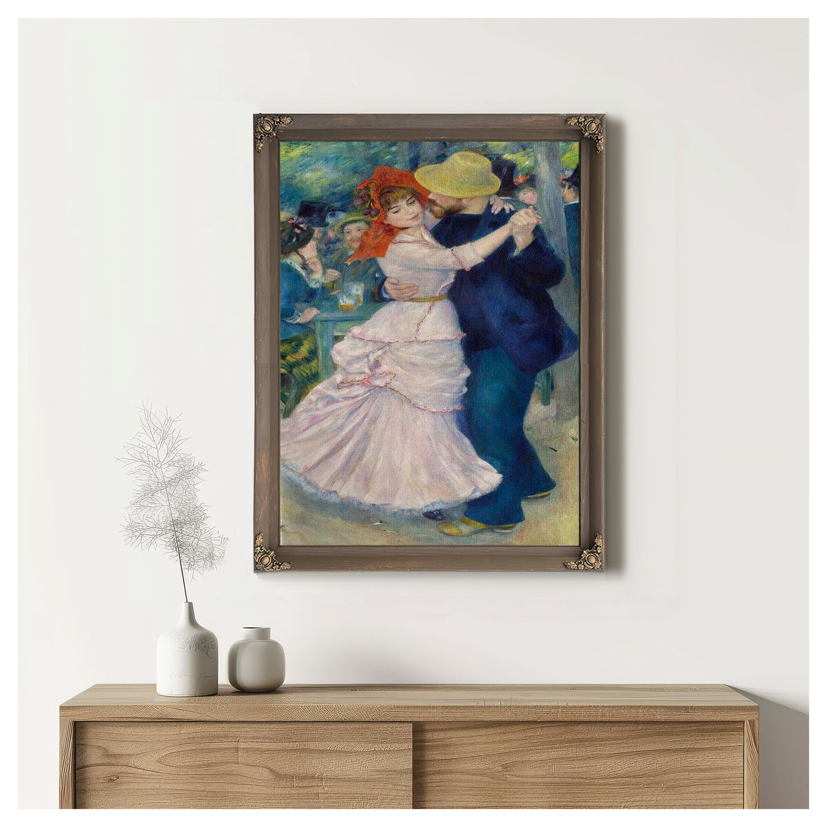 Dance At Bougival By Pierre August Renoir